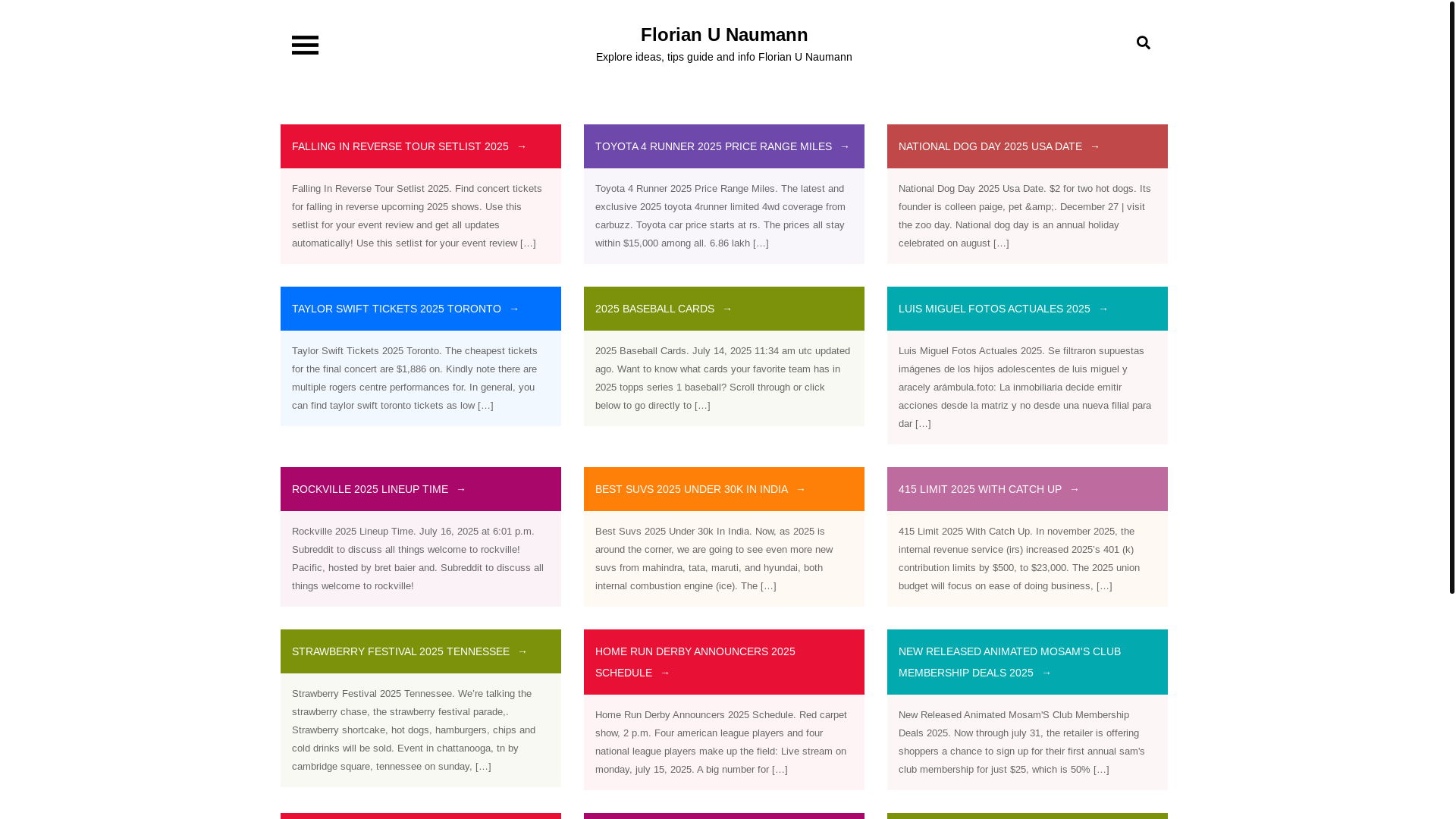 website screenshot of https://florianunaumann.pages.dev/