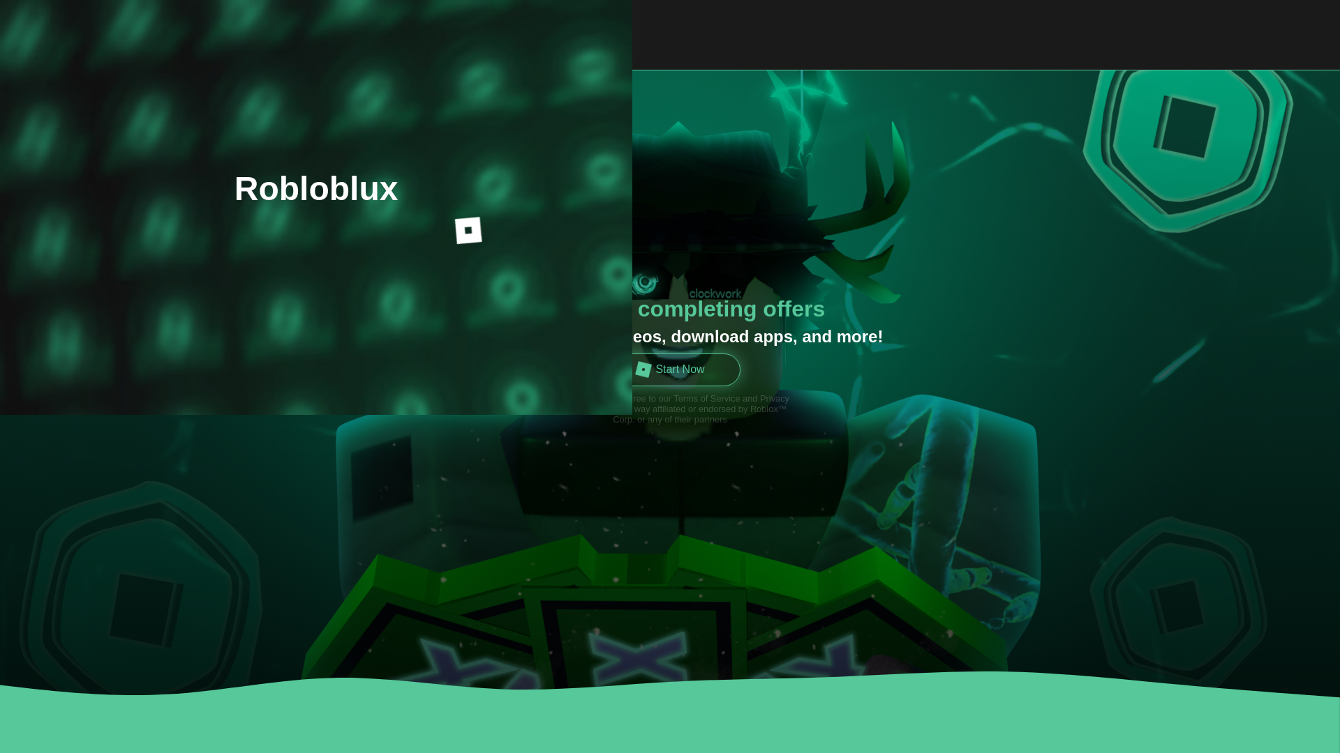 website screenshot of https://www.roblobux.fr/