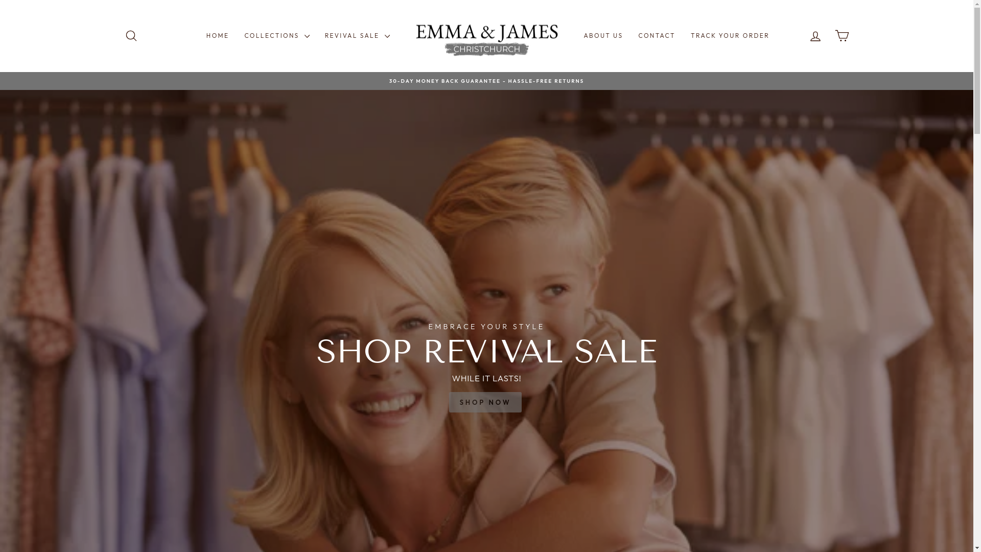 website screenshot of https://emmajames-christchurch.com/