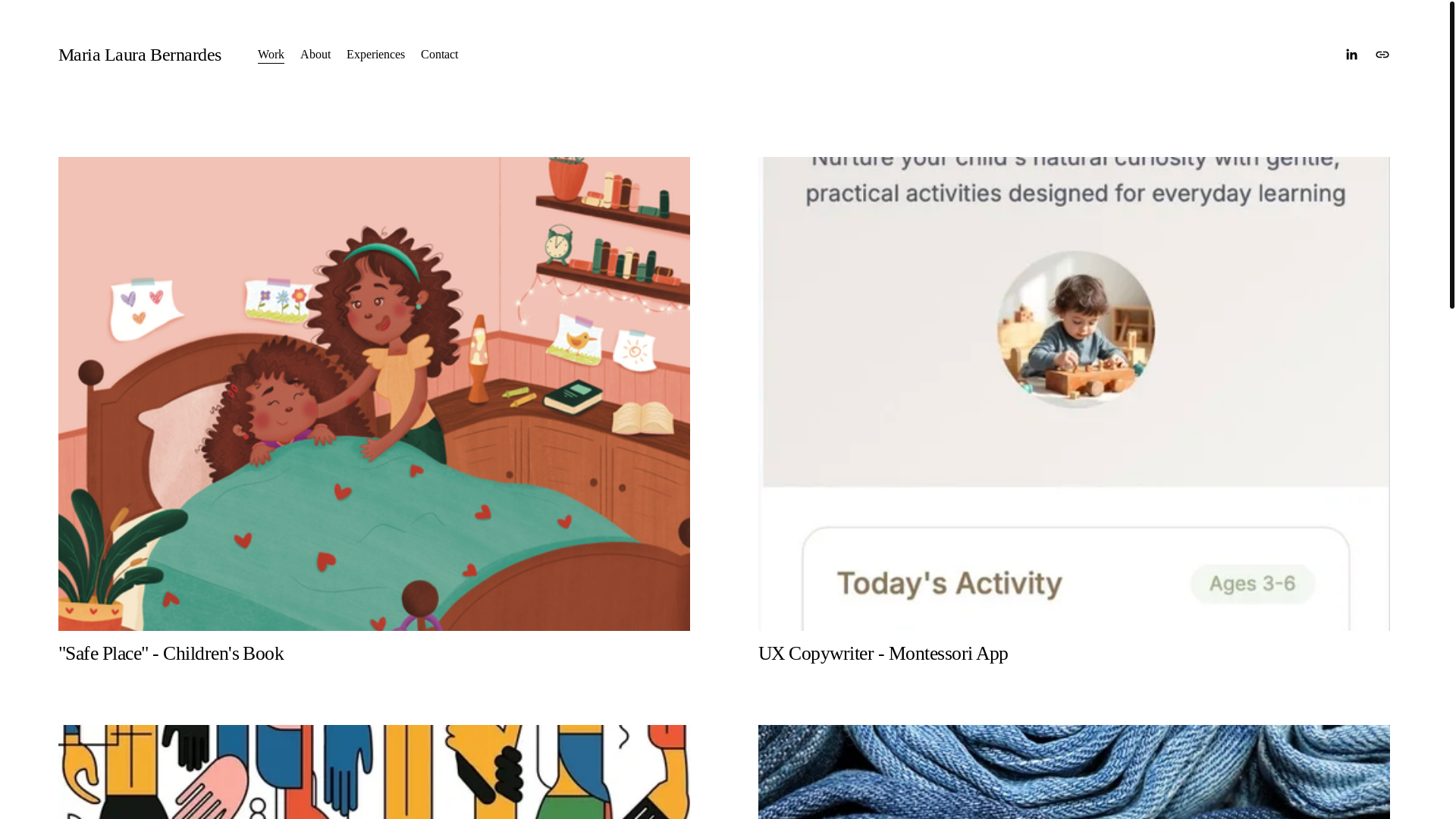 website screenshot of https://marialaurabernardes.com/