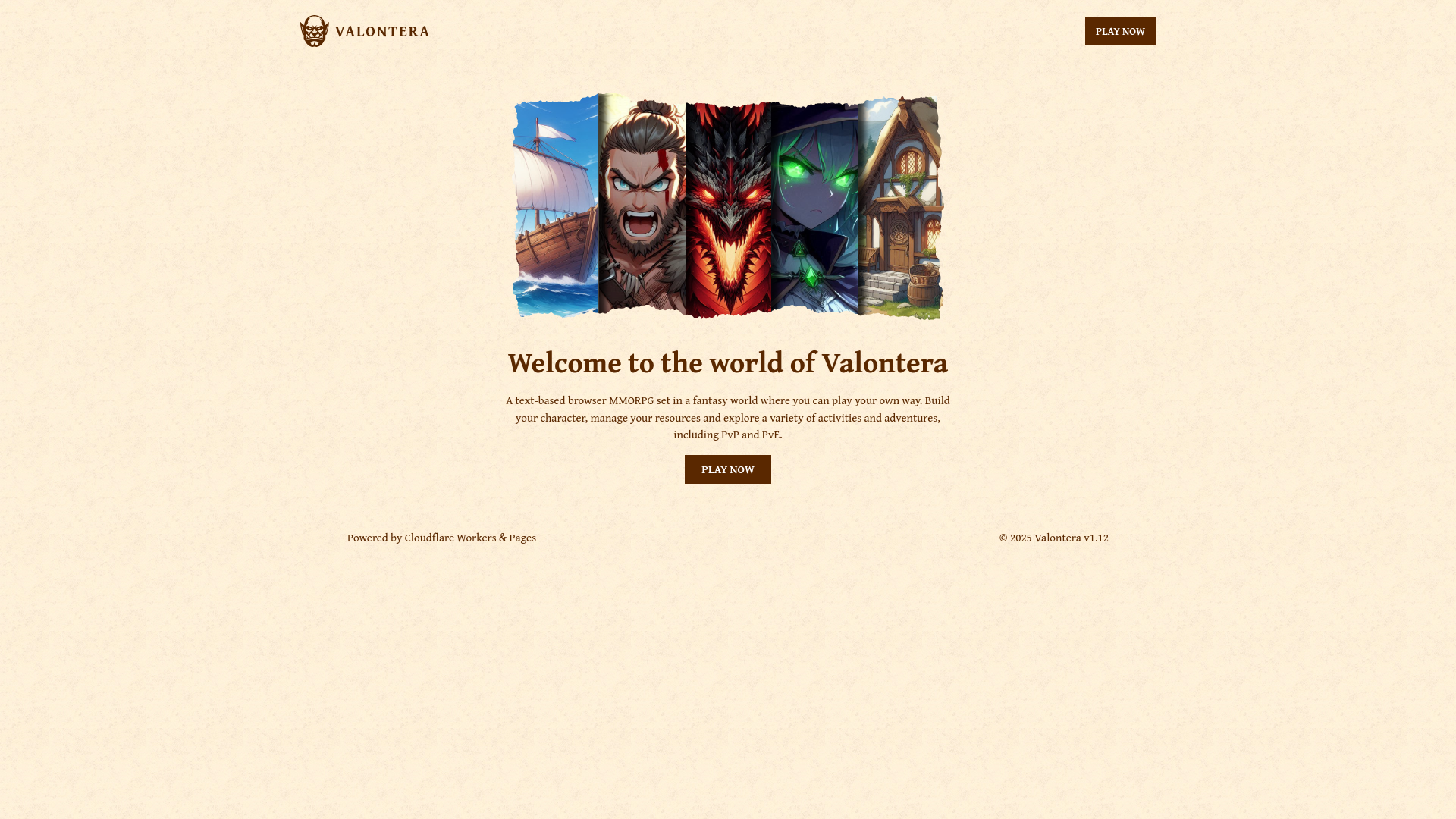 website screenshot of https://valontera.pages.dev/
