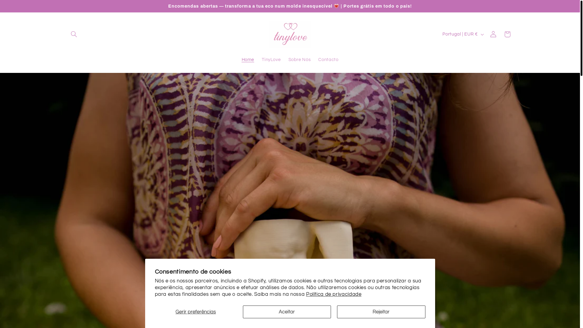 website screenshot of https://tinylove.com.pt/