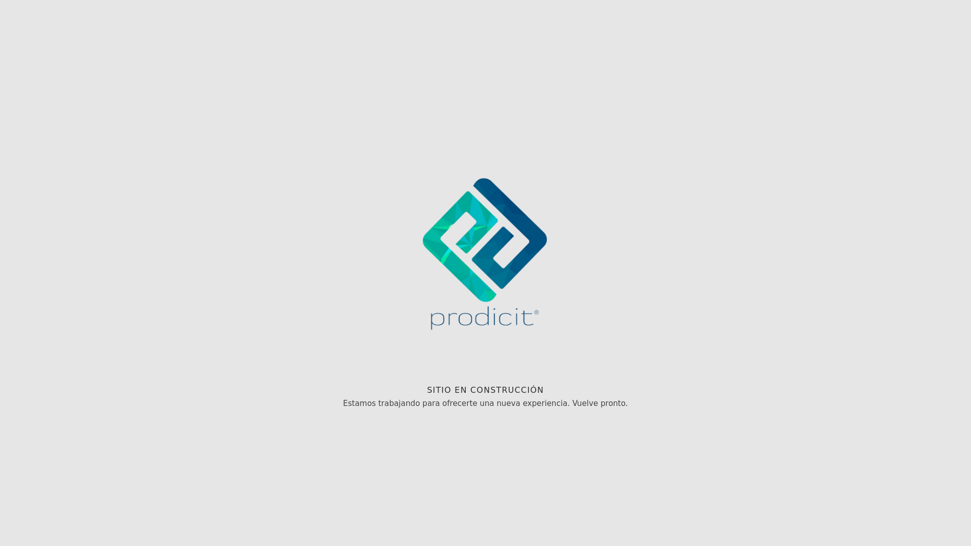 website screenshot of https://prodicit.com.mx/