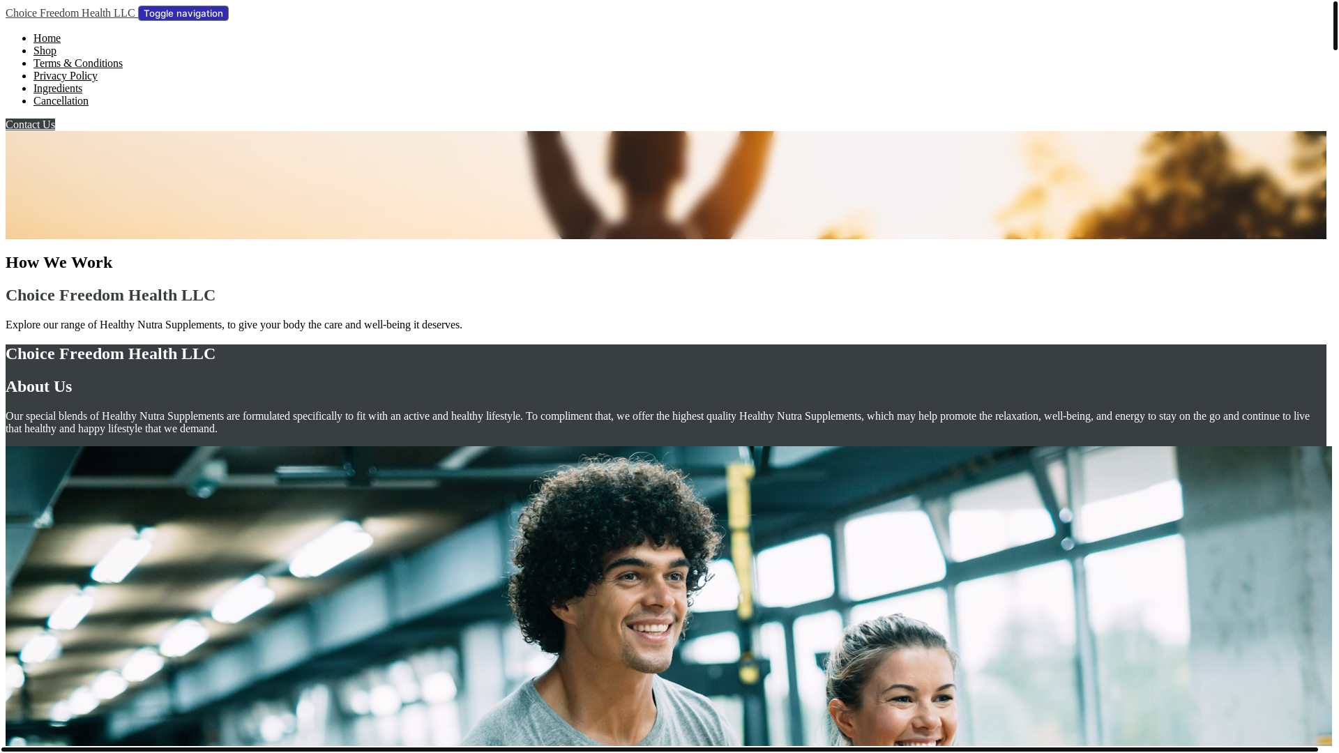 website screenshot of https://choicefreedomhealthllc.com/