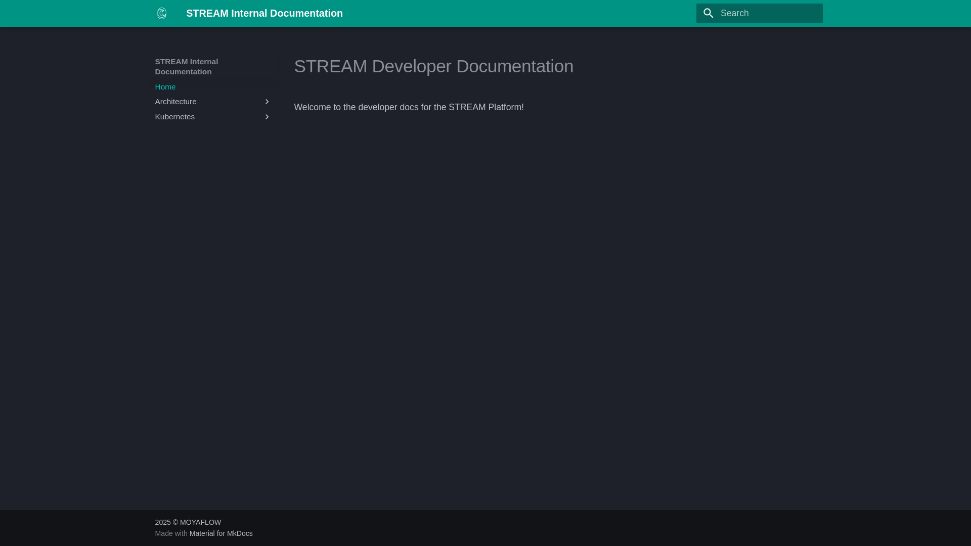 website screenshot of https://stream-docs-internal.pages.dev/