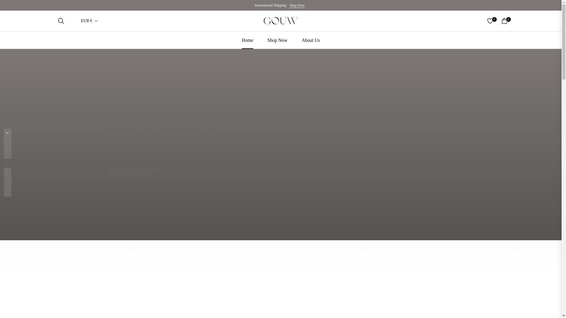 website screenshot of https://gouwthebrand.com/