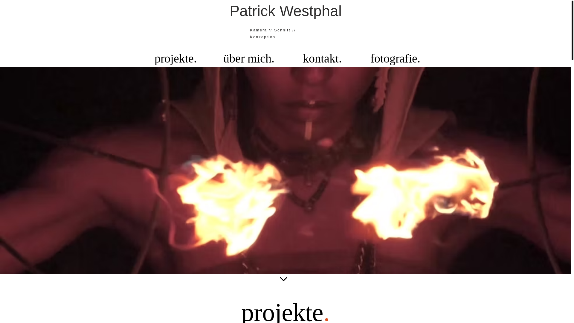 website screenshot of https://patrickwestphal.com/