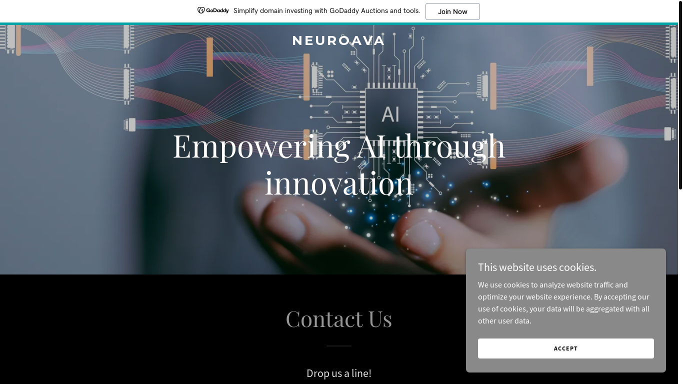 website screenshot of https://neuroava.com/
