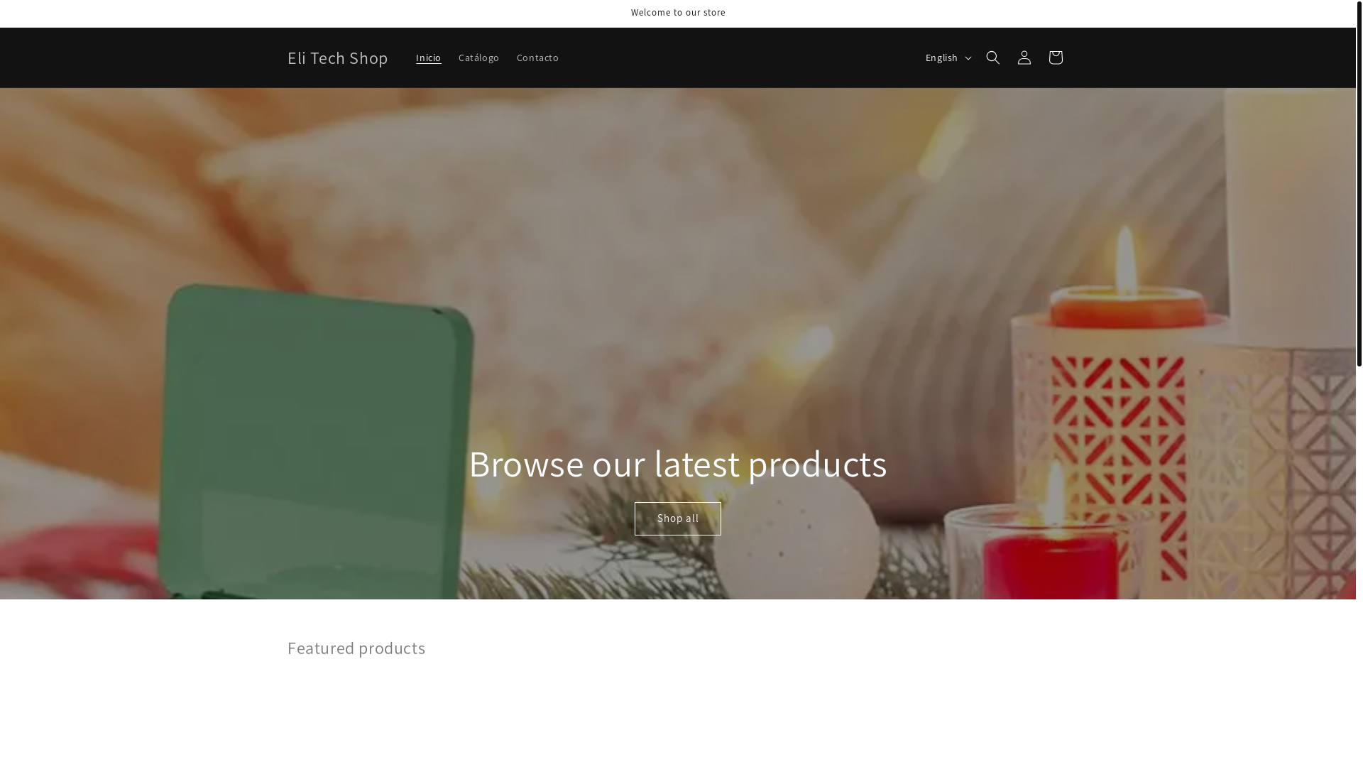 website screenshot of https://elitechshop.store/