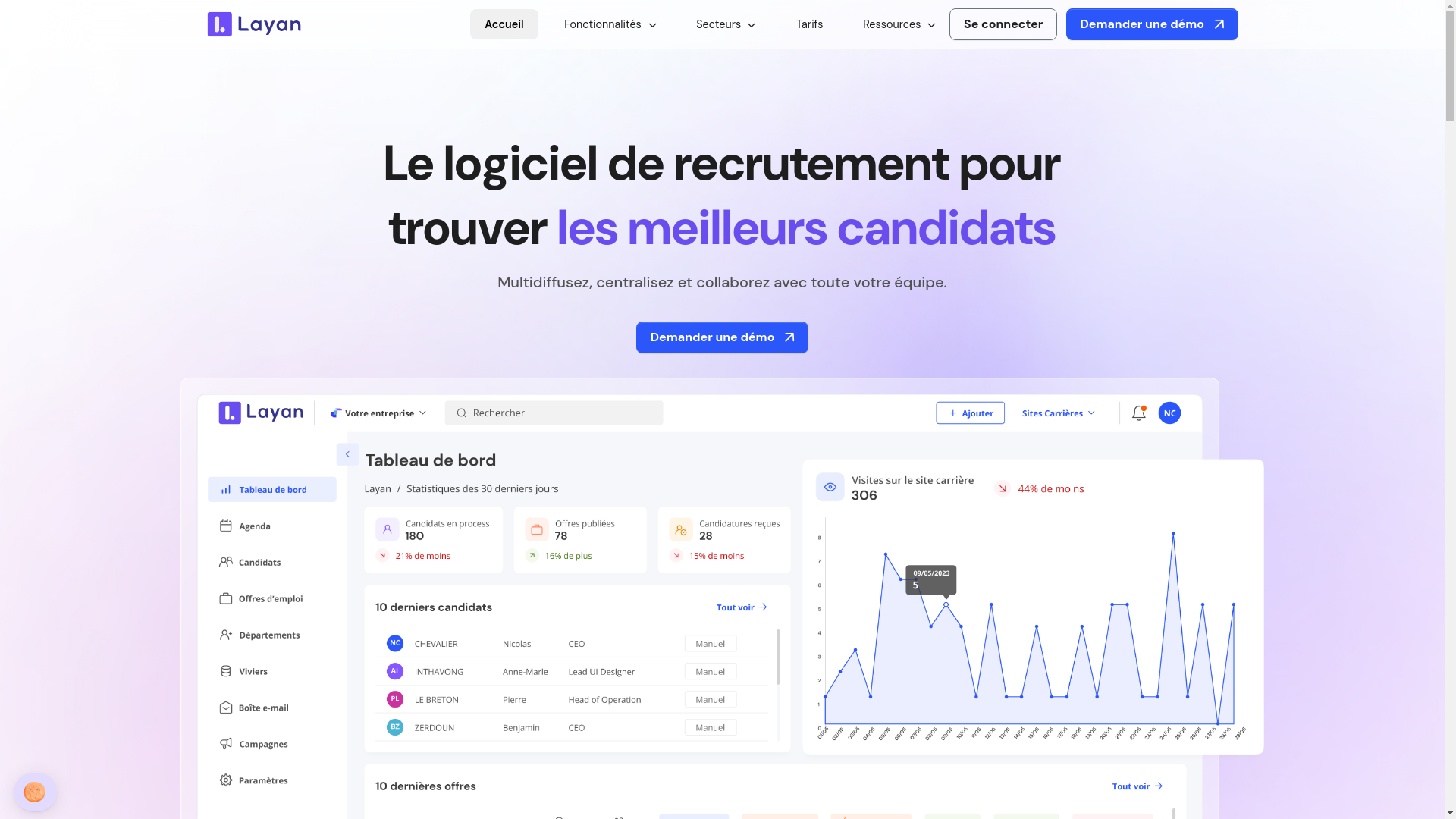 website screenshot of https://reachlayan.com/