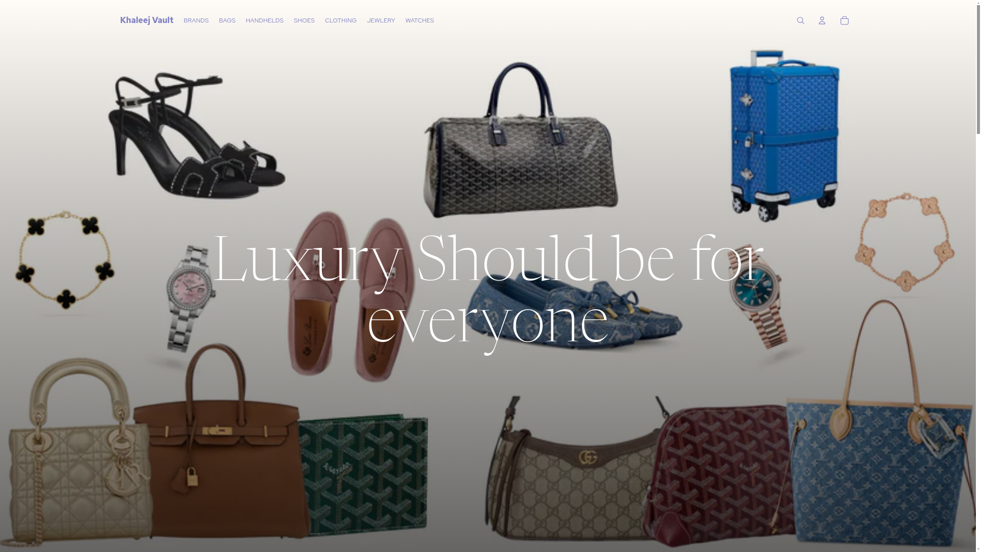 website screenshot of https://khaleejvault.com/