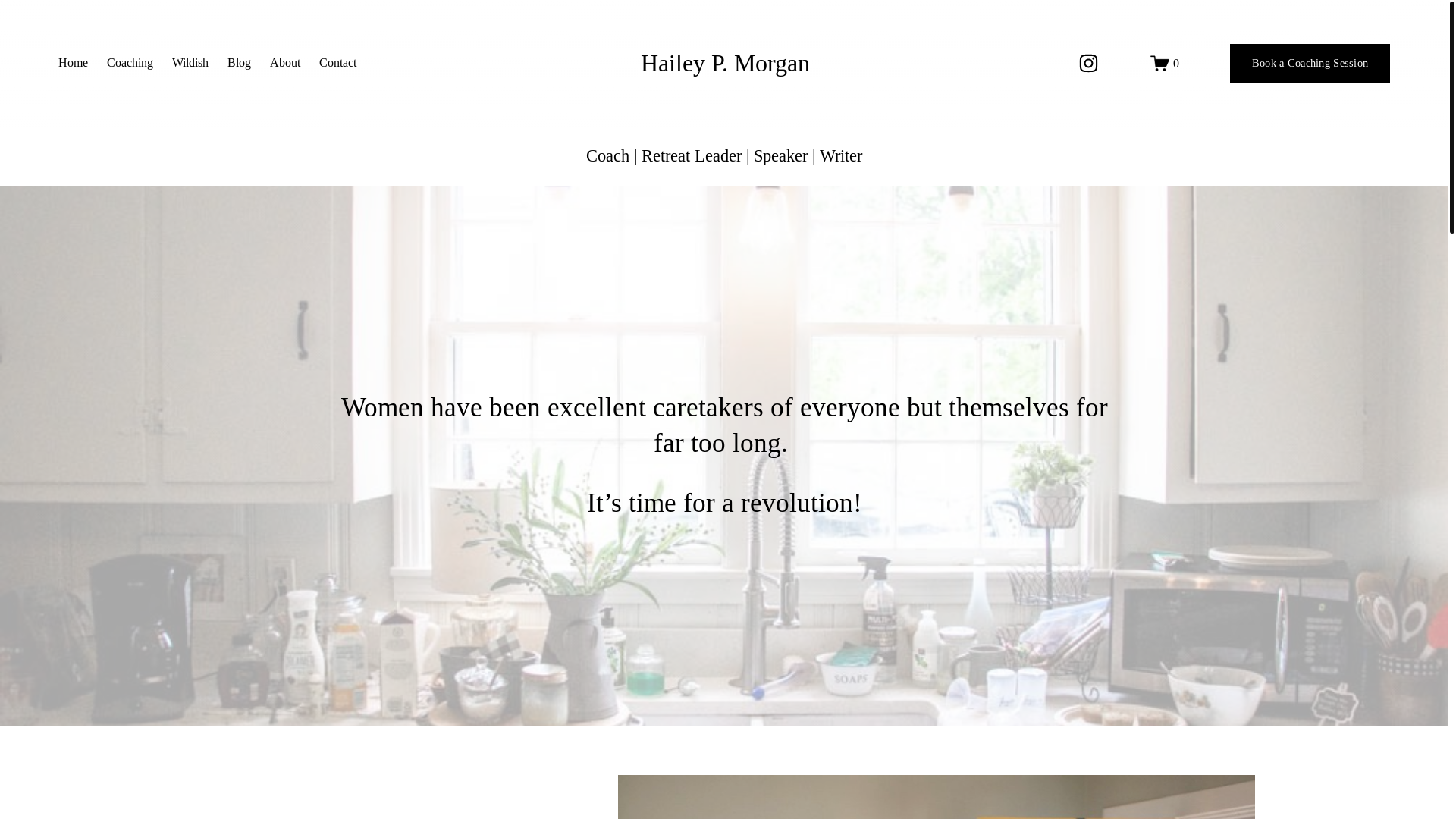 website screenshot of https://thehaileyhunter.com/