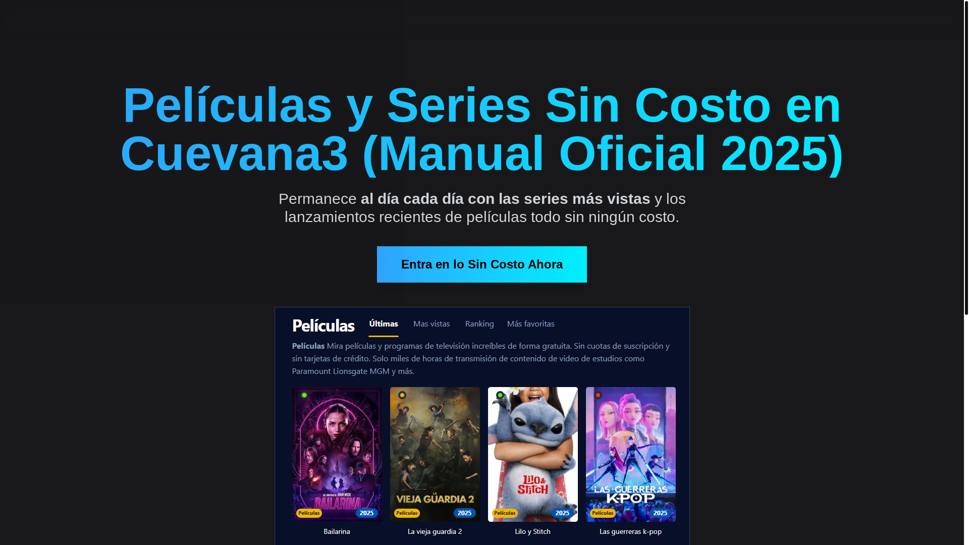 website screenshot of https://cuevana3-ifbw.pages.dev/