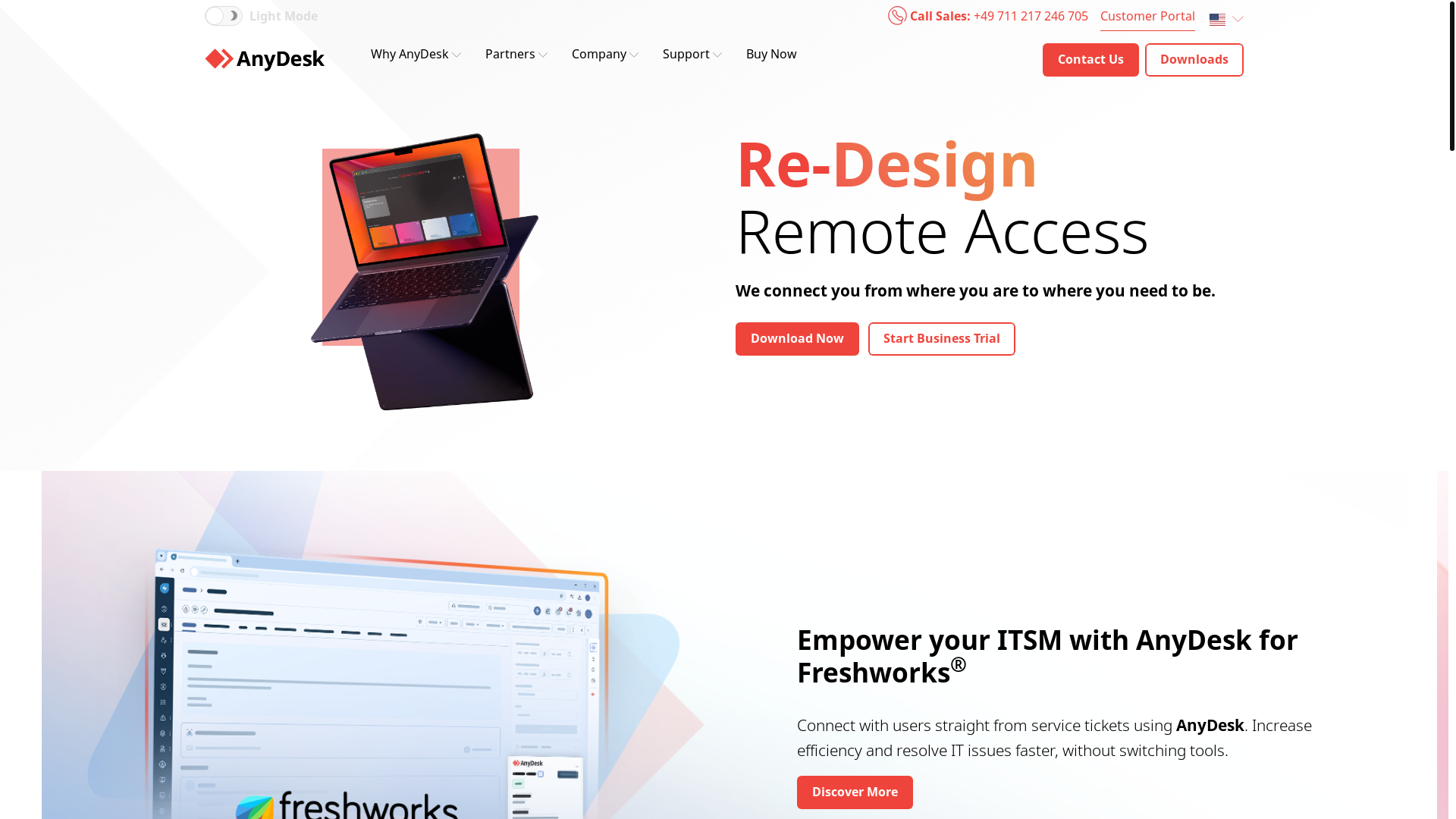 website screenshot of https://relay-a44c906d.net.anydesk.com/