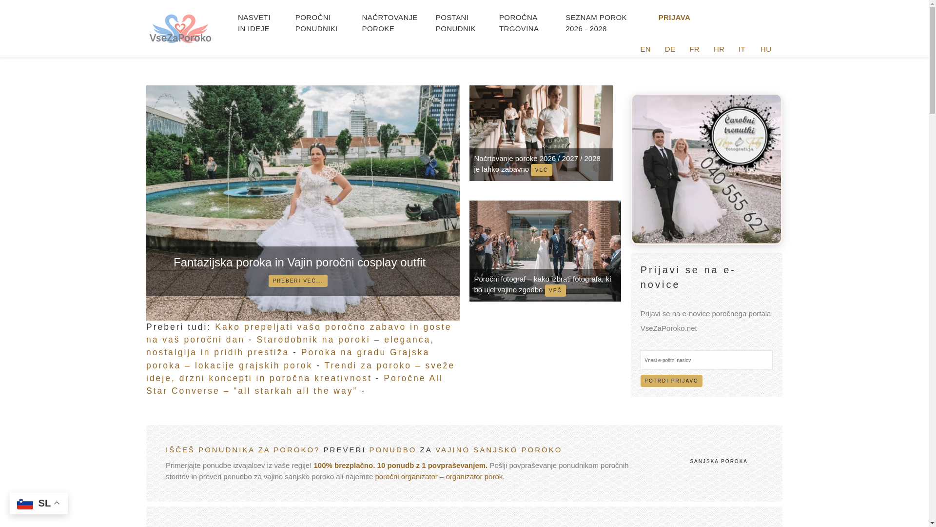 website screenshot of https://www.vsezaporoko.net