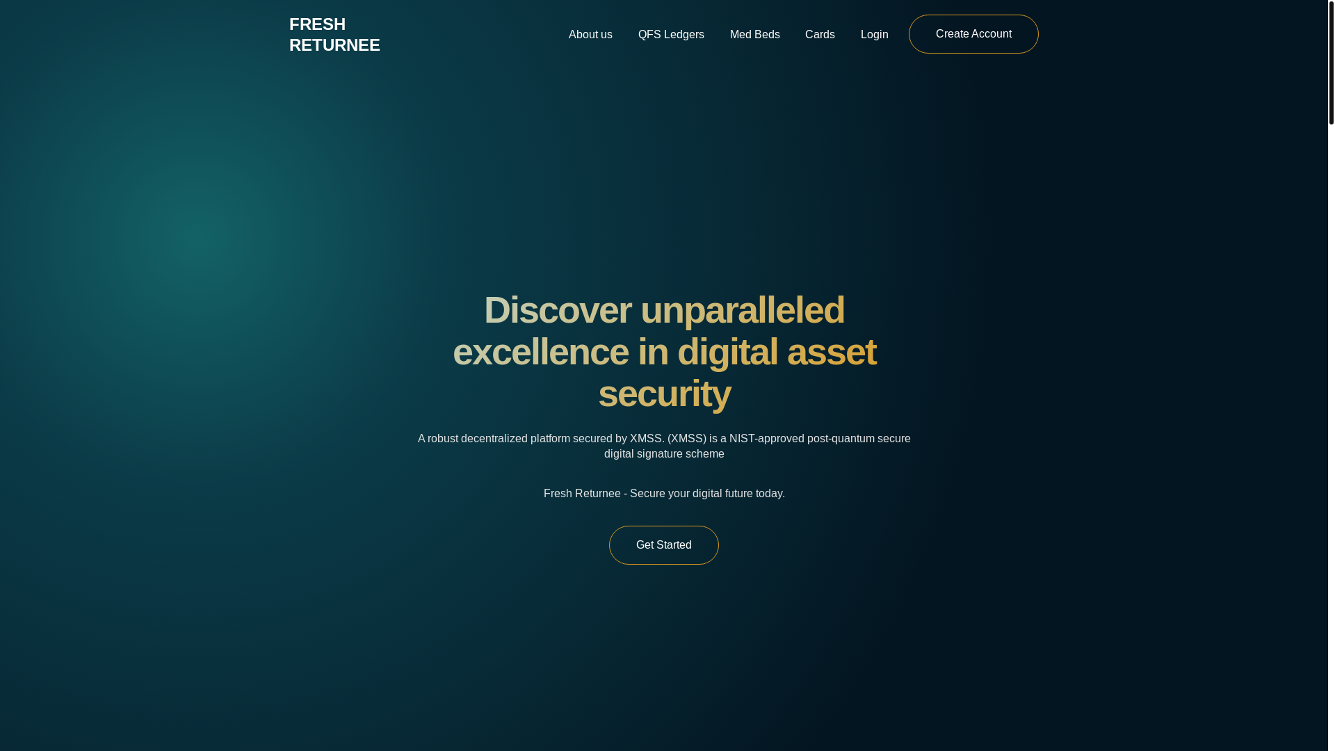 website screenshot of https://quantumb-ledger.com/