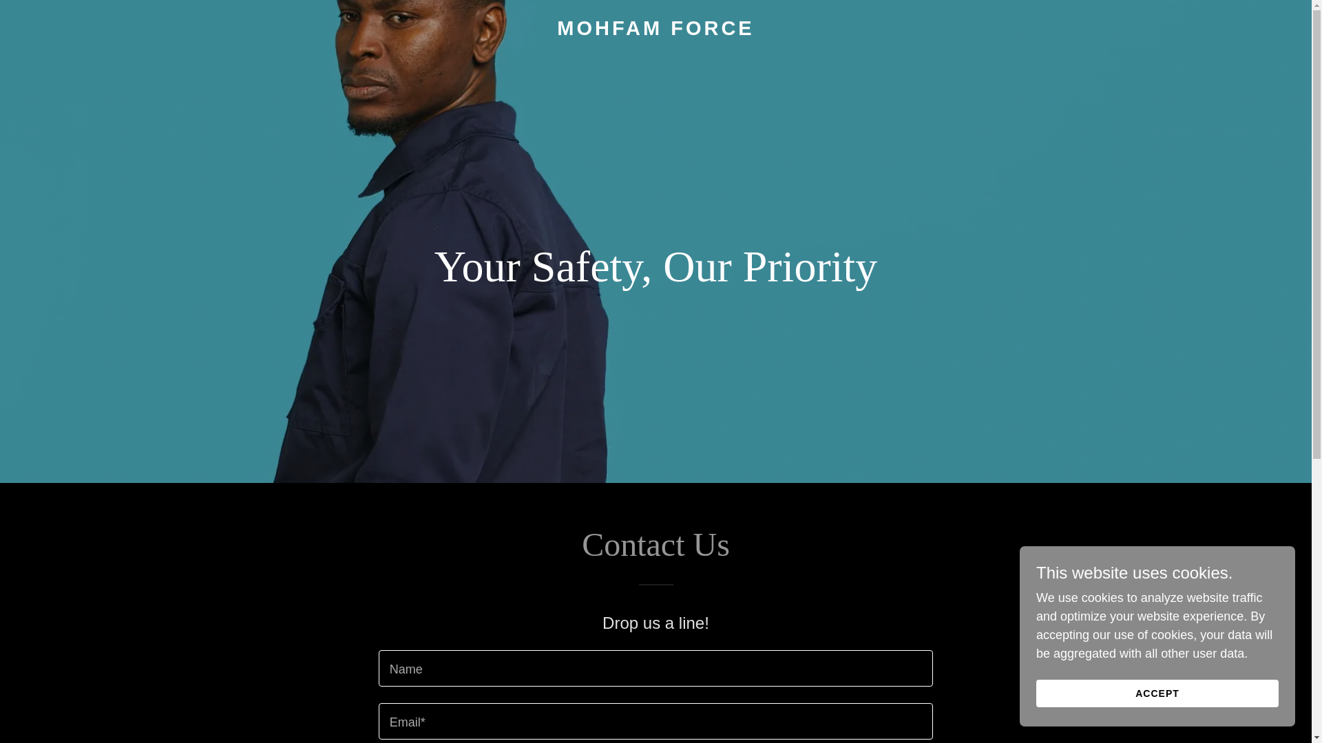 website screenshot of https://mohfamforce.com/