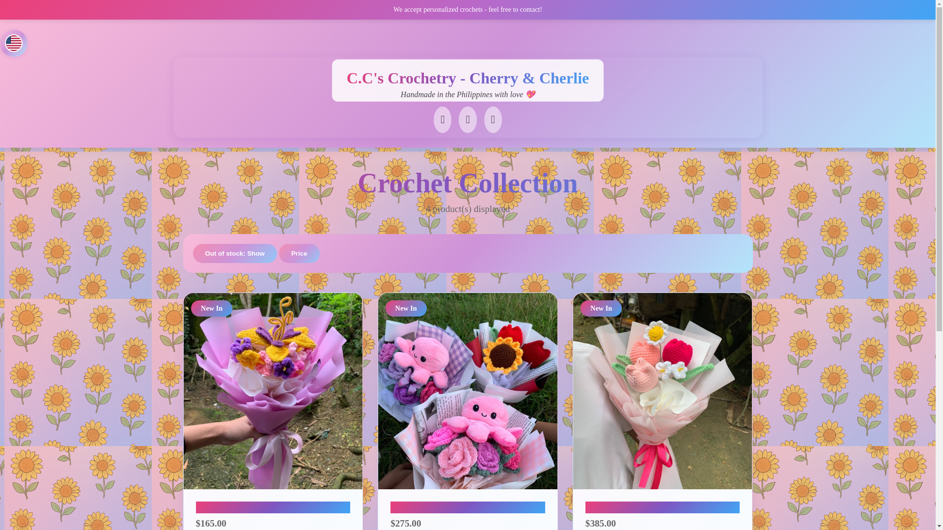 website screenshot of https://ccscrochetry.pages.dev/