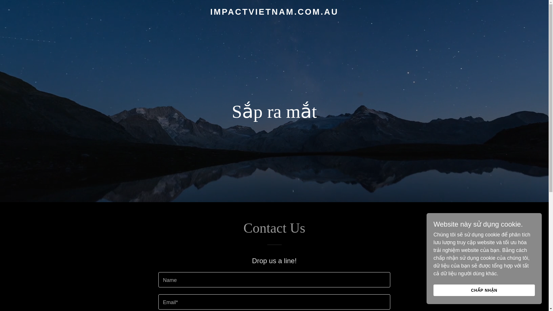 website screenshot of https://impactvietnam.com.au/