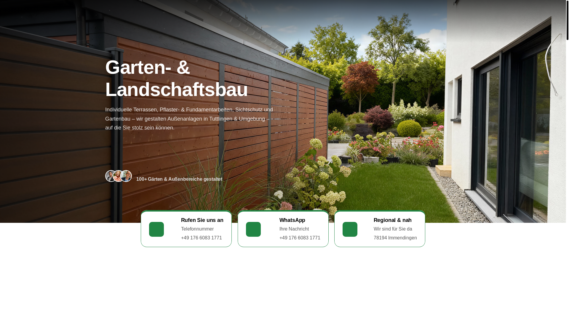 website screenshot of https://kras-aussenanlagen.de/