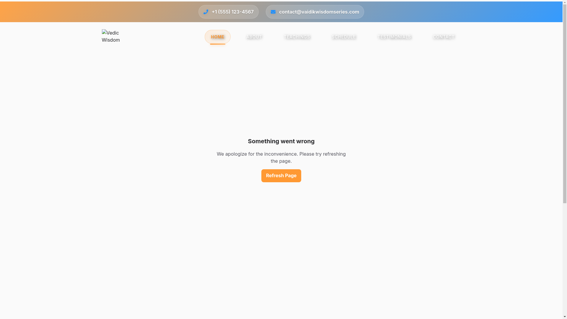 website screenshot of https://vedicwisdomseries-com.pages.dev/