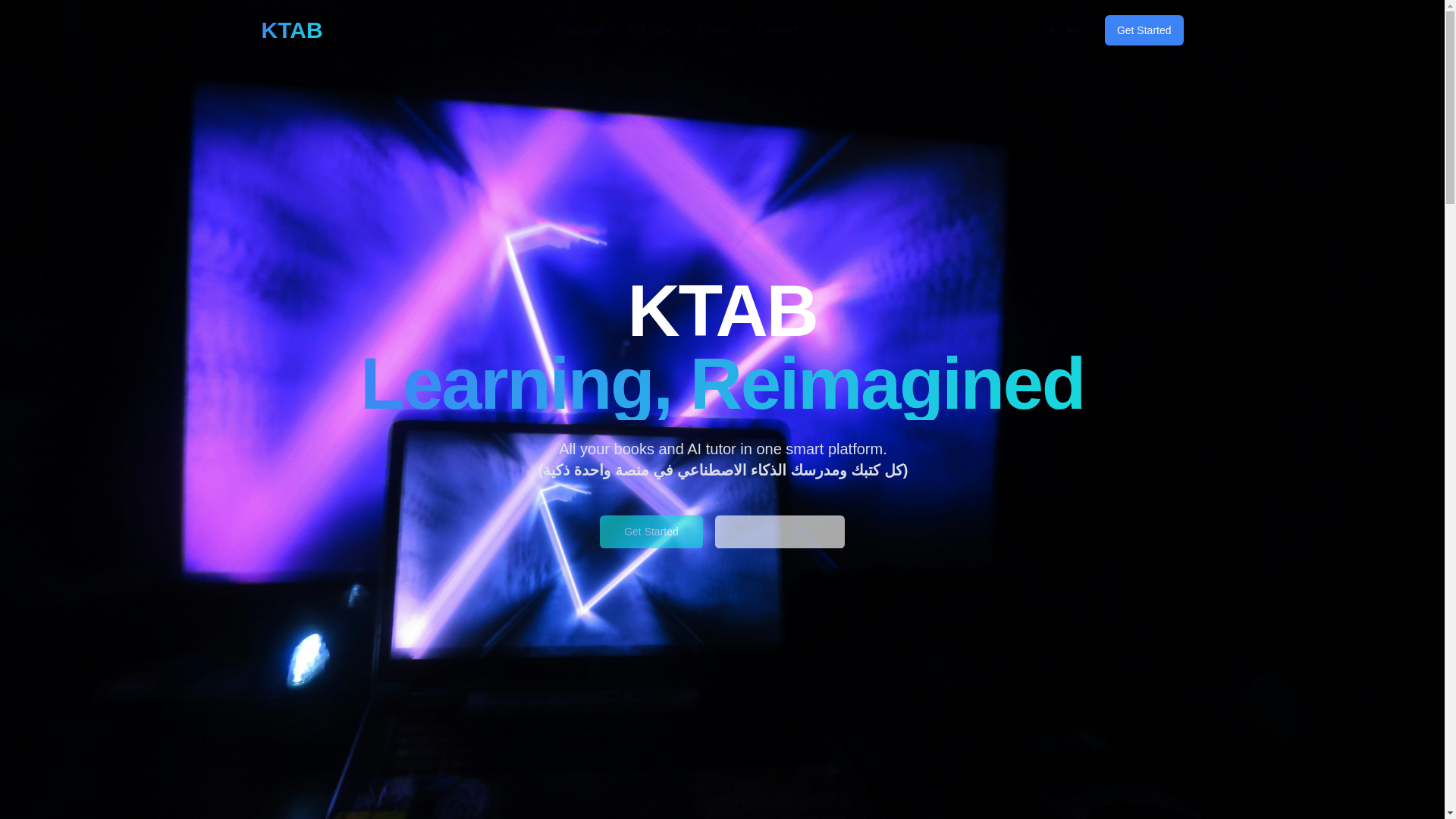 website screenshot of https://ktab.run/