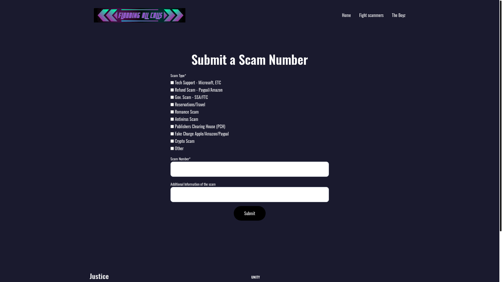 website screenshot of https://tinyurl.com/FALSubmit