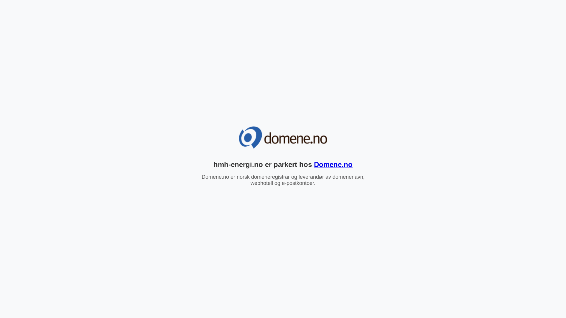 website screenshot of https://hmh-energi.no/