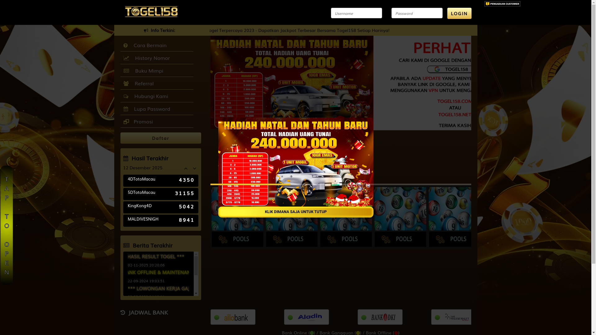 website screenshot of https://siapketuaa.xyz/