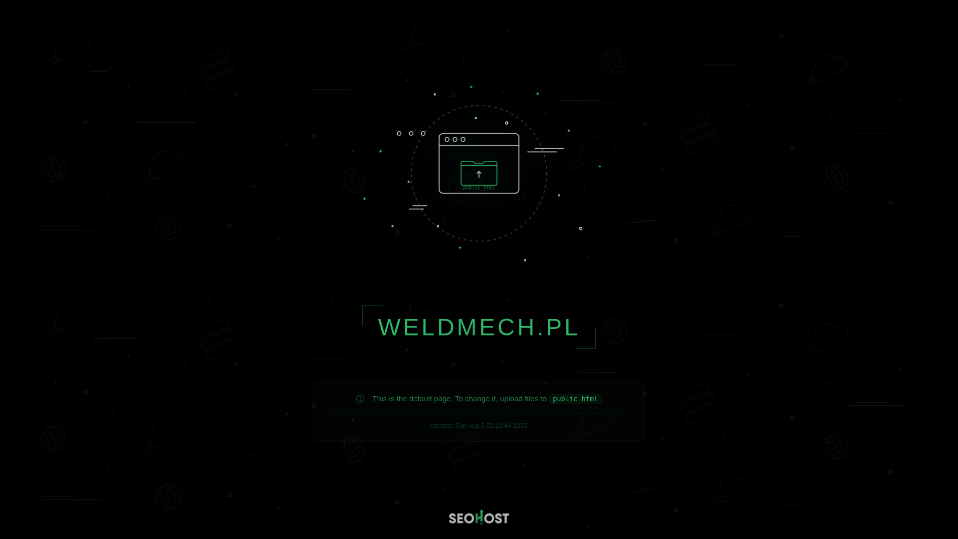 website screenshot of https://weldmech.pl/