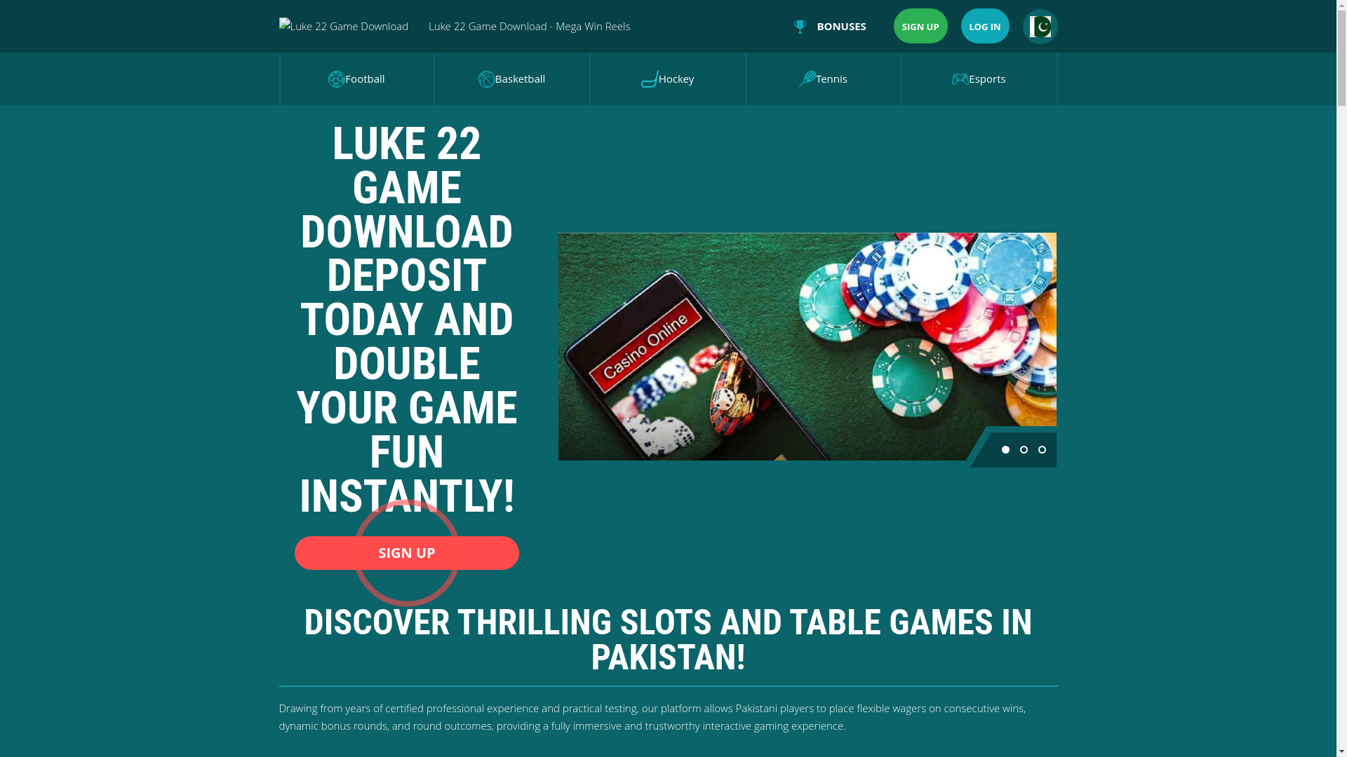 website screenshot of https://luke22gamedownload.com/