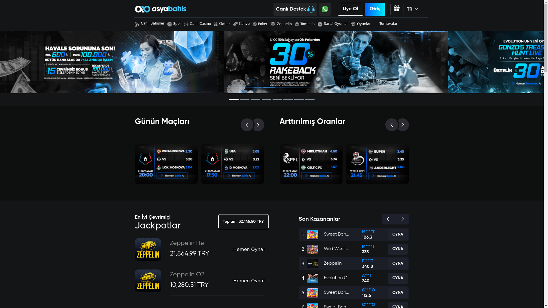 website screenshot of https://asyabahisl59.com/