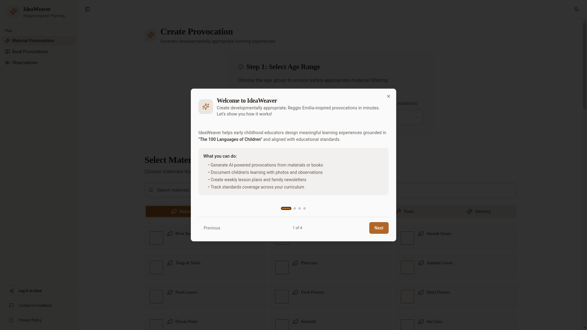 website screenshot of https://ideaweaver.org/