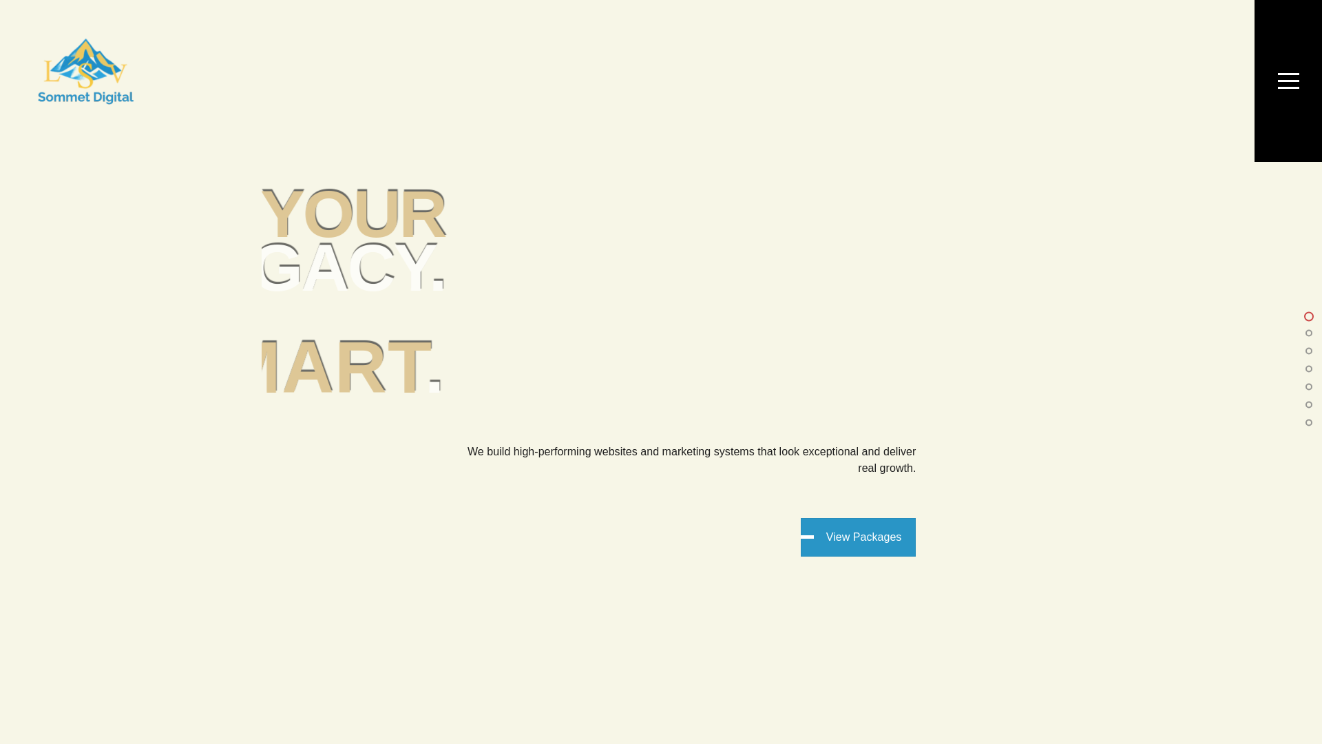 website screenshot of https://sommetwebcreatives.com/