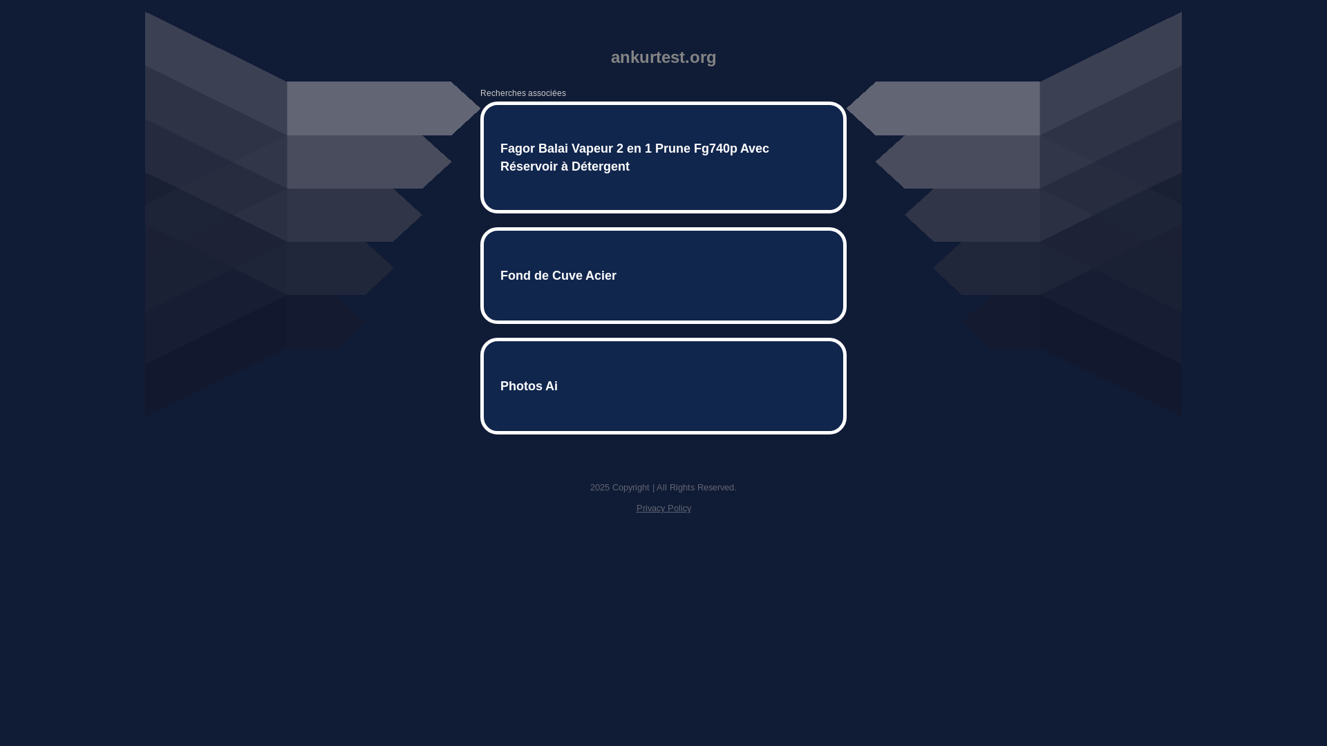 website screenshot of https://ankurtest.org/