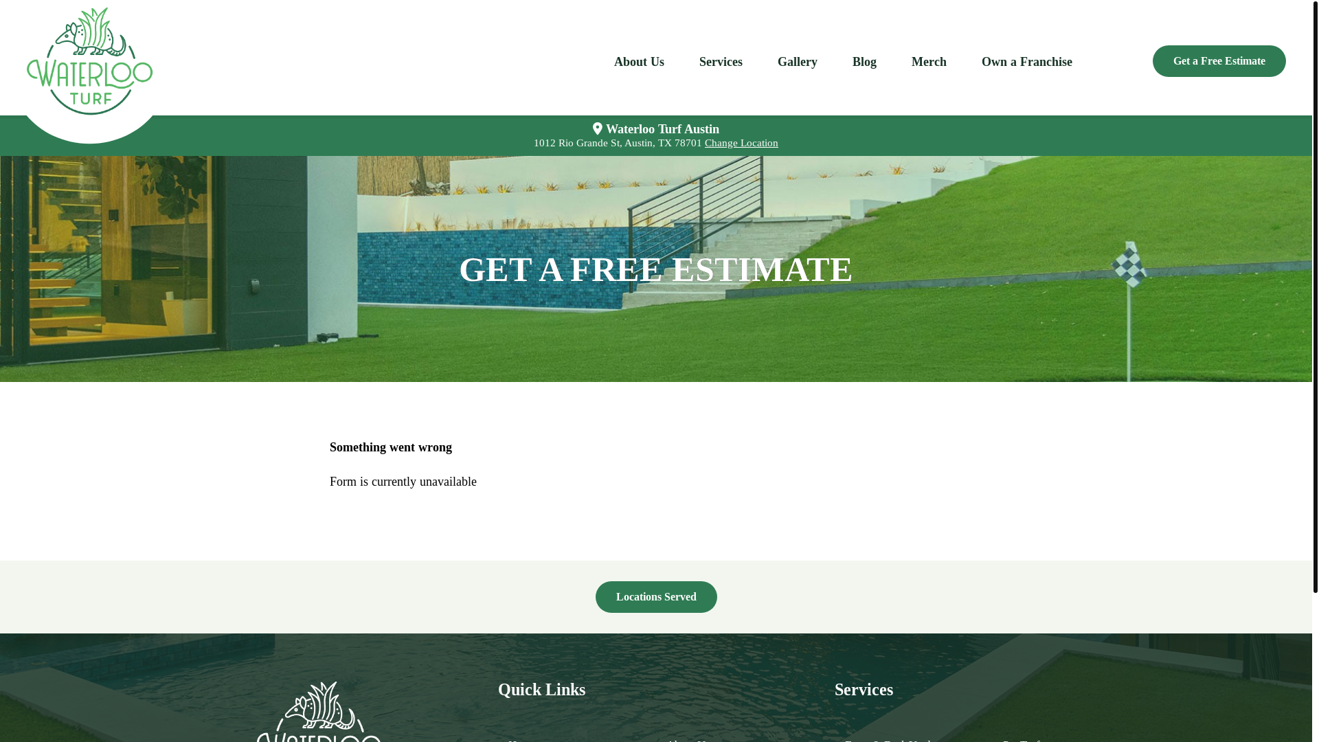 website screenshot of https://callwaterlooturf.com/