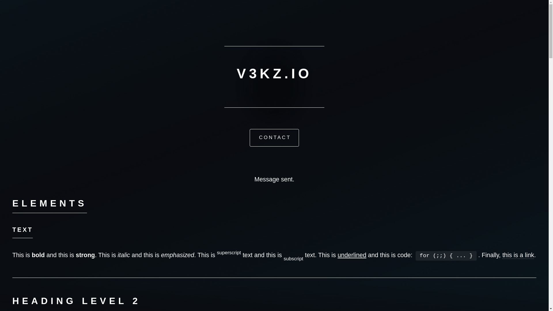 website screenshot of https://v3kz-io.pages.dev/