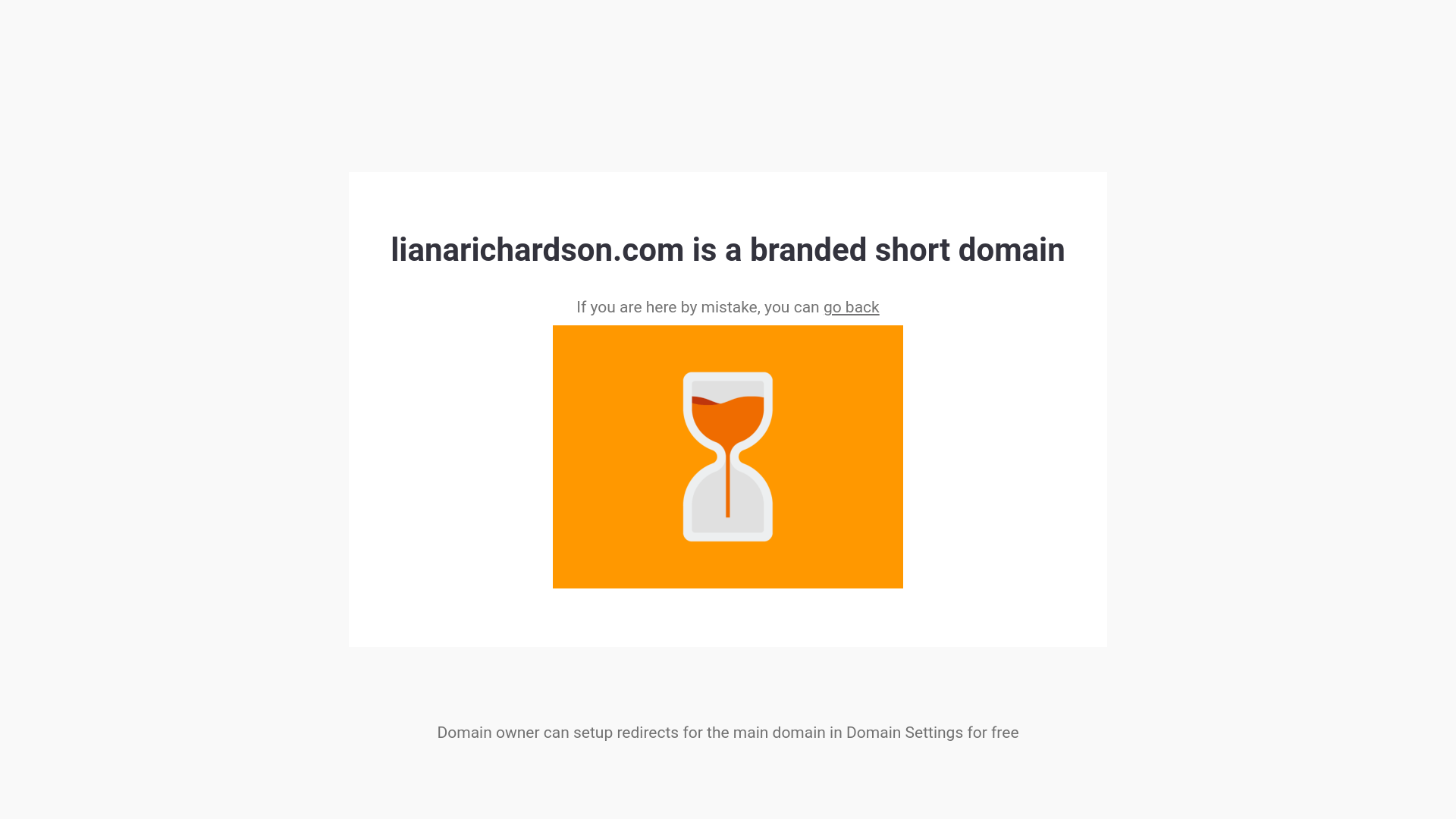 website screenshot of https://lianarichardson.com/