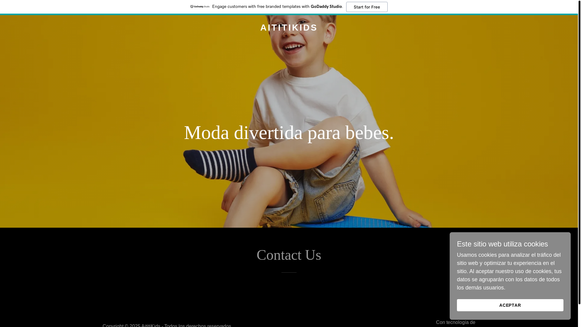 website screenshot of https://aititikids.net/