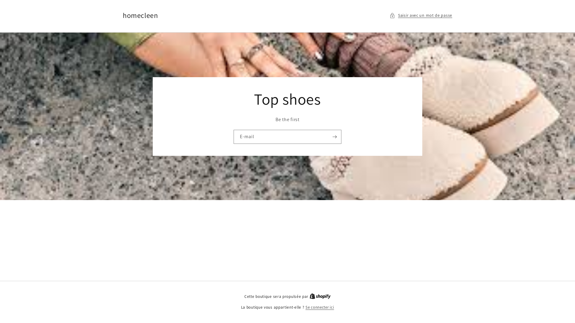 website screenshot of https://homecleen.store/