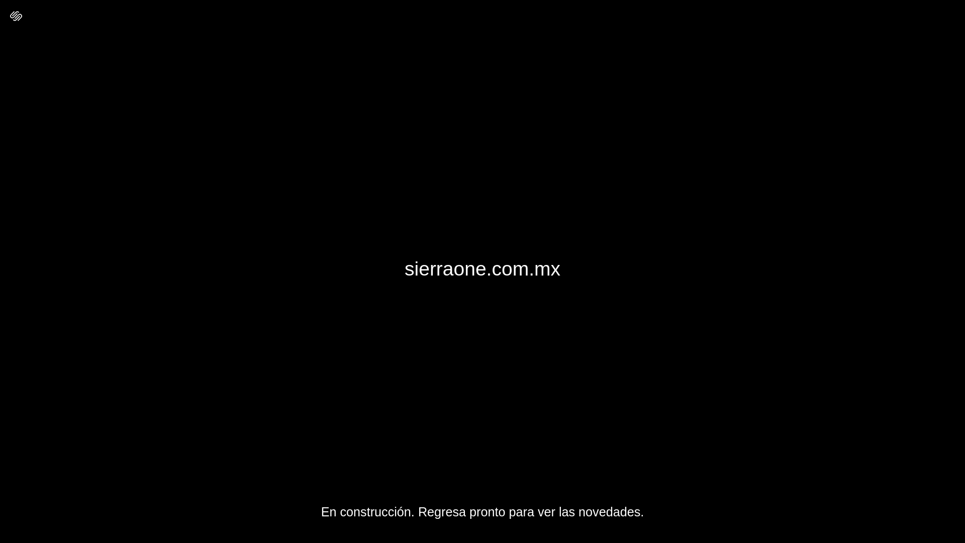website screenshot of https://sierraone.com.mx/