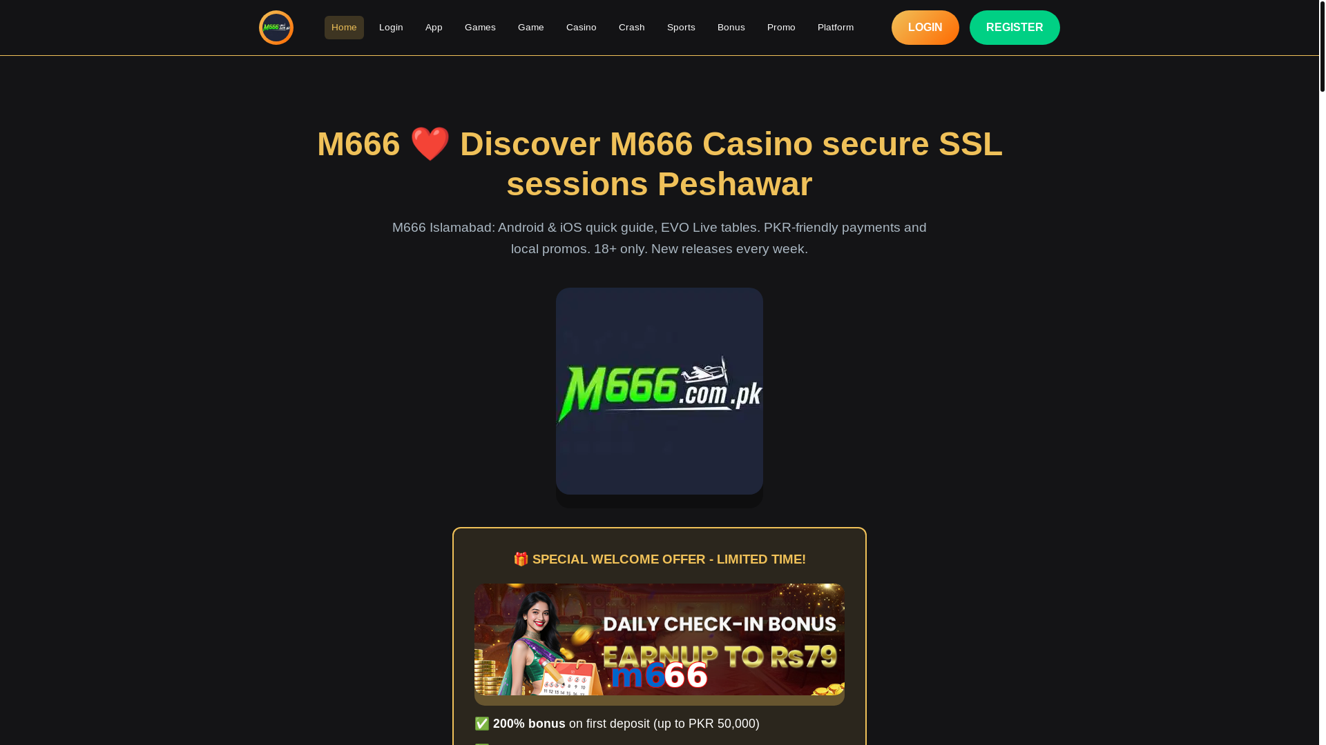 website screenshot of https://m666games.com/