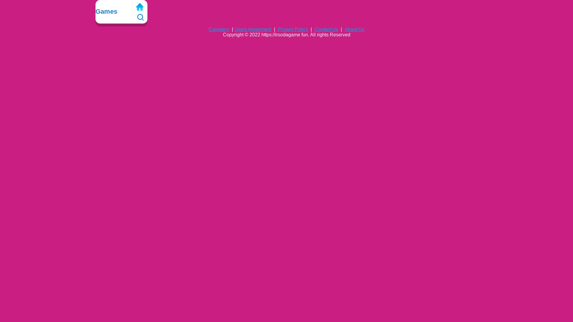 website screenshot of https://irsodagame.fun/