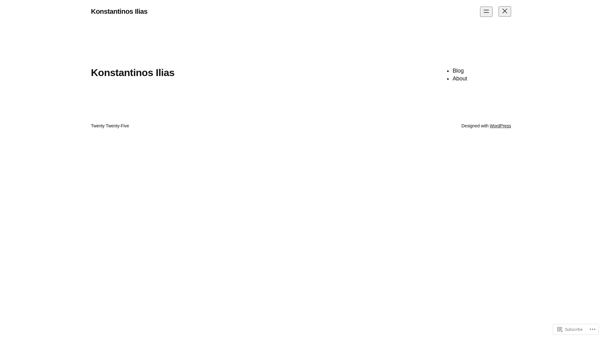website screenshot of https://konstantinosilias.com/