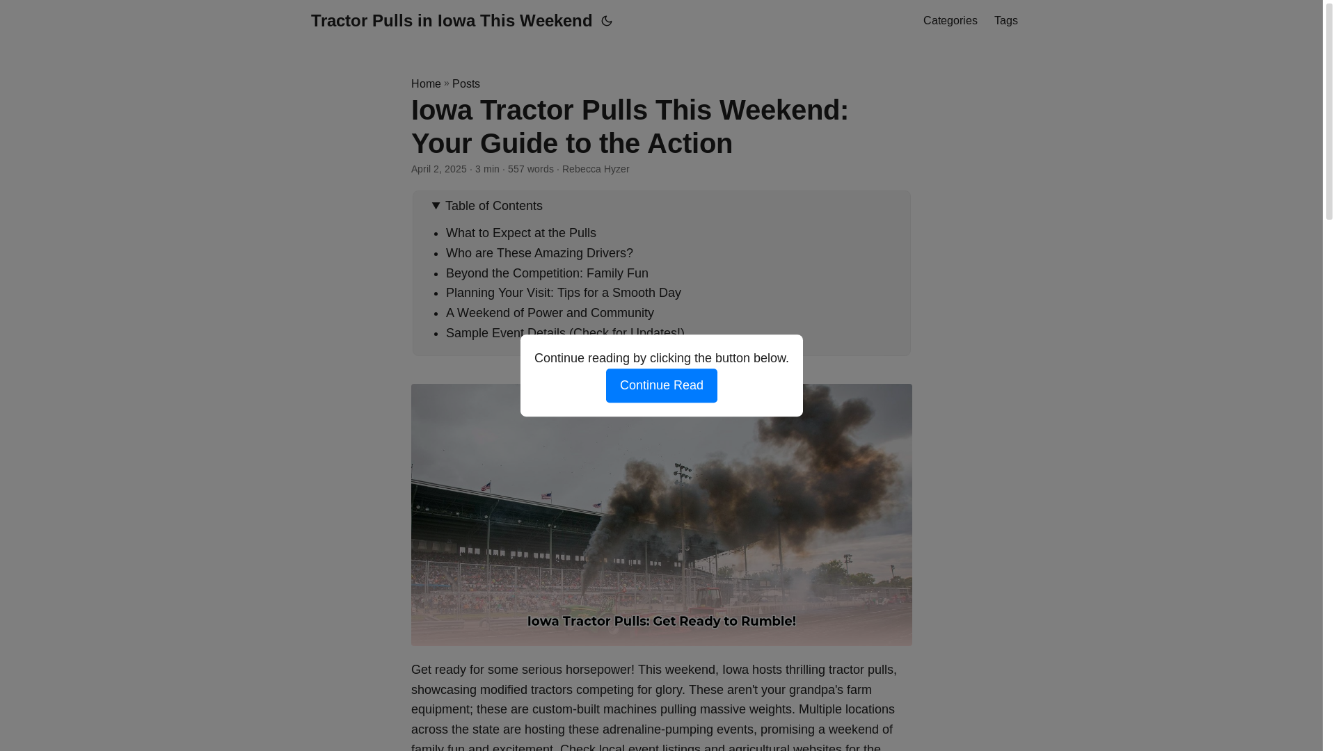 website screenshot of https://tractor-pulls-in-iowa-this-weekend.pages.dev/