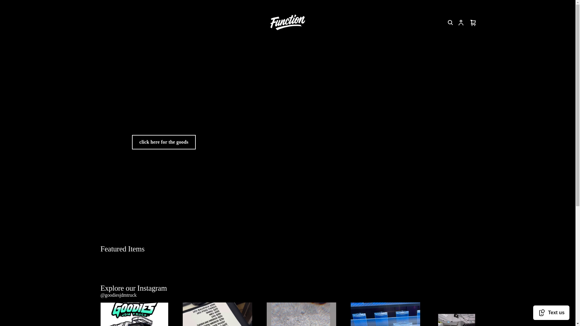 website screenshot of https://garagefunction.com/
