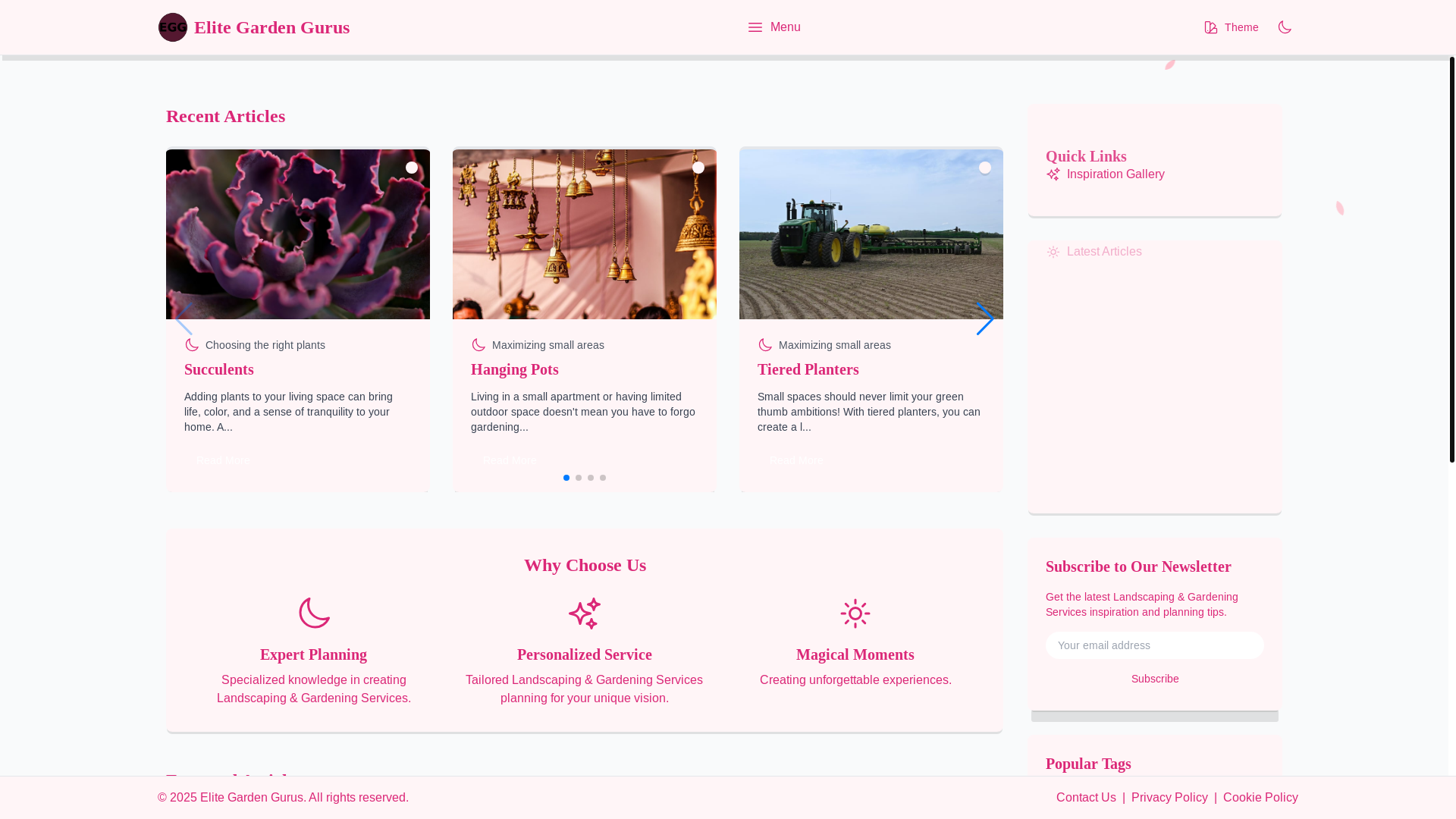 website screenshot of https://elitegardengurus.xyz/