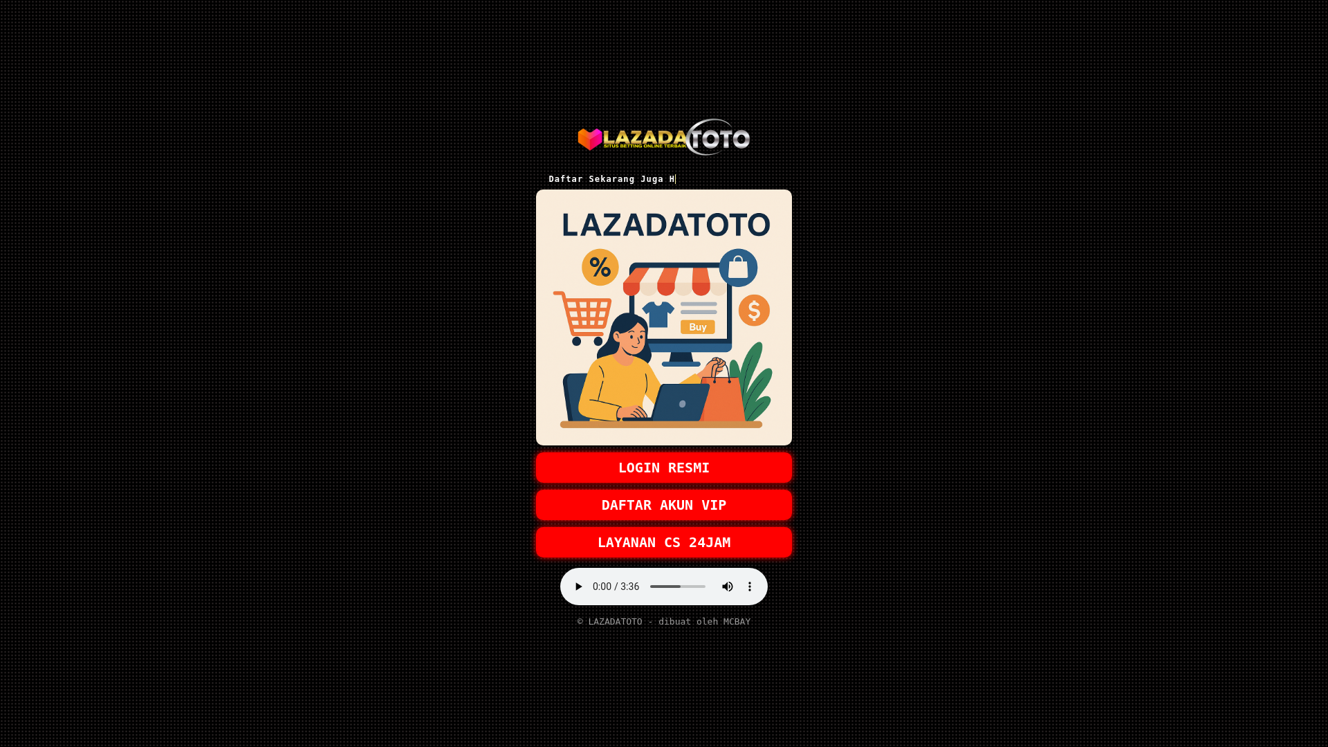 website screenshot of https://lazadatoto-miaw.pages.dev/