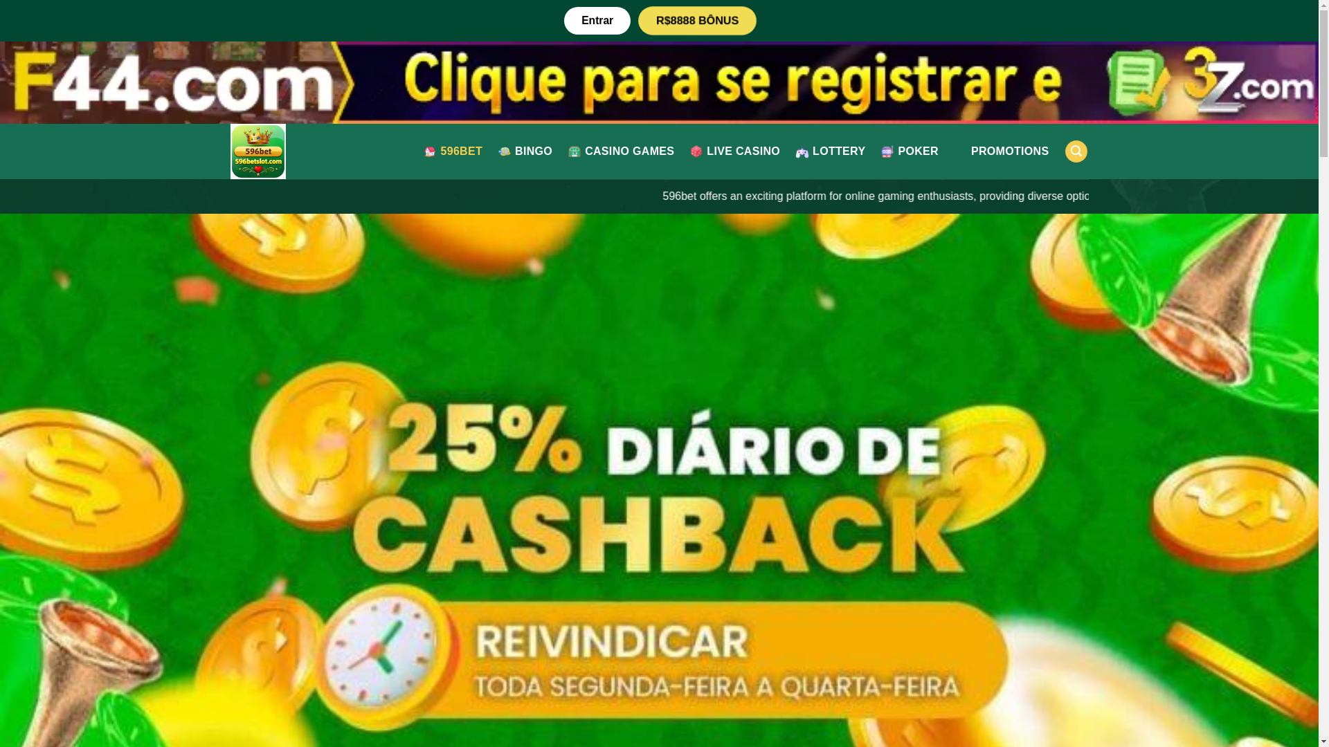 website screenshot of https://596betslot.com/