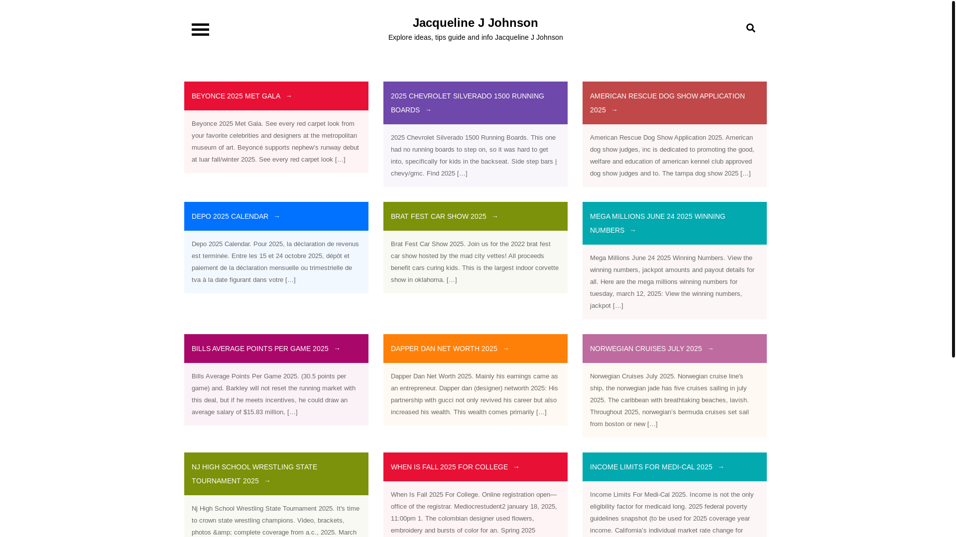website screenshot of https://jacquelinejjohnsonj.pages.dev/